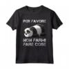 Magliette Uomo Manica Corta Divertenti - Non Farmi Fare Cose - T-shirt Orso Panda - Idea Regalo Compleanno - Marca HapTiger