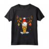 Birra divertente Renna Natale Xmas - T-Shirt Regalo per Papà Nonno Zio - Ideale per gli Amanti della Birra durante le Vacanze Invernali