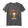 Birra divertente Renna Natale Xmas - T-Shirt Regalo per Papà Nonno Zio - Ideale per gli Amanti della Birra durante le Vacanze Invernali