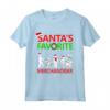 Natale Essenziale del Merchandiser Preferito di Babbo Natale 2020 - Leggera Maglietta con Taglio Classico e Maniche doppia Cucitura