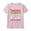Natale Essenziale del Merchandiser Preferito di Babbo Natale 2020 - Leggera Maglietta con Taglio Classico e Maniche doppia Cucitura