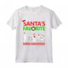 Natale Essenziale del Merchandiser Preferito di Babbo Natale 2020 - Leggera Maglietta con Taglio Classico e Maniche doppia Cucitura