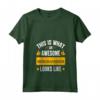 Fantastico Merchandiser - Maglietta con Collo a V e Citazione Divertente - Ideale come Regalo per Uomo o Donna