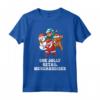Un Merchandiser Jolly Dabbing Babbo Natale Maglietta - Design Natalizio Festoso per le Feste di Natale - Ideale per Regali Divertenti