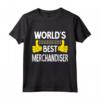 Il Miglior Merchandiser del Mondo - Maglietta Divertente da Lavoro - Regalo Professionale per Merchandiser - Ideale per Compleanni e Natale