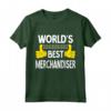 Il Miglior Merchandiser del Mondo - Maglietta Divertente da Lavoro - Regalo Professionale per Merchandiser - Ideale per Compleanni e Natale