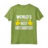 Il Miglior Merchandiser del Mondo - Maglietta Divertente da Lavoro - Regalo Professionale per Merchandiser - Ideale per Compleanni e Natale