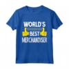 Il Miglior Merchandiser del Mondo - Maglietta Divertente da Lavoro - Regalo Professionale per Merchandiser - Ideale per Compleanni e Natale