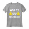 Il Miglior Merchandiser del Mondo - Maglietta Divertente da Lavoro - Regalo Professionale per Merchandiser - Ideale per Compleanni e Natale