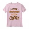 Coffee Lovers Half Merchandiser Half Coffee - Maglietta Leggera per Veri Amanti del Caffè - Acquista Online