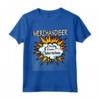 Merchandiser - Funny Hero Job Maglietta - Design unico per amanti dei fumetti e appassionati di supereroi
