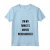 Donna Sono il Merchandiser non pagato della mia famiglia - Maglietta con Collo a V per Contabili Divertenti - Ideale come Regalo Unico