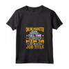 Donna Online Marketer Job Title - Online Seller Merchant Dealer Maglietta con Collo a V - Funny Full-Time Multitasking Ninja Design for Digital Marketers - Perfect Job Profession Gift Shirt