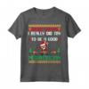 Dear Santa, I Really Did Try to Be a Good Sales Merchandiser - Funny Christmas Maglietta - Perfect Xmas Gift Apparel for Partner or Spouse
