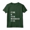 Donna Sono io Ciao, sono il merchandiser Sono io - Maglietta con Collo a V - Ideale per appassionati di moda e merchandising