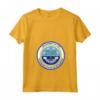 Donna Sigillo degli Stati Federati di Micronesia Maglietta con Collo a V - T-shirt Unica con Orgoglio Micronesia