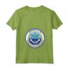 Donna Sigillo degli Stati Federati di Micronesia Maglietta con Collo a V - T-shirt Unica con Orgoglio Micronesia