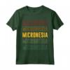 Micronesia Pride, Nato in Micronesia - Maglietta a Tema Country per Festeggiare l'Eredità Micronesiana - Ideale come Regalo Premuroso