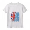Donna Bandiere Micronesia Regno Unito | Radici della Micronesia Britannica Maglietta con Collo a V - Abbigliamento Vintage per Tutta la Famiglia