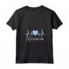 Donna Micronesia Heartbeat ECG Pride Bandiera Micronesiana Roots Regali Maglietta - Ideale per Mostrare l'Amore per la Cultura Micronesia