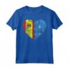 Cuore Bandiera della Micronesia Spagna | Spagna Micronesia Flag Roots Maglietta - Perfetto Regalo per Mostrare Orgoglio Spagnolo e Micronesiano