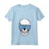Donna Bandiera della Micronesia Paese Sugar Skull Micronesiano Radici Bambini Maglietta con Collo a V - Ideale Regalo per Mostrare l'Orgoglio Micronesiano