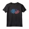 Micronesia Bandiera Americana Cuore Donne | Micronesia Roots USA Maglietta - Abbigliamento con Bandiera Micronesia per Donne Orgogliose