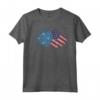 Micronesia Bandiera Americana Cuore Donne | Micronesia Roots USA Maglietta - Abbigliamento con Bandiera Micronesia per Donne Orgogliose