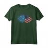 Micronesia Bandiera Americana Cuore Donne | Micronesia Roots USA Maglietta - Abbigliamento con Bandiera Micronesia per Donne Orgogliose