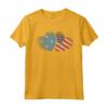 Micronesia Bandiera Americana Cuore Donne | Micronesia Roots USA Maglietta - Abbigliamento con Bandiera Micronesia per Donne Orgogliose