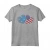 Micronesia Bandiera Americana Cuore Donne | Micronesia Roots USA Maglietta - Abbigliamento con Bandiera Micronesia per Donne Orgogliose