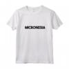 Donna Micronesia Maglietta con Collo a V - Regalo Unisex per Occasioni Speciali - Ideale per Anniversario, Compleanno, Natale