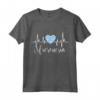 Micronesia Heartbeat ECG Pride Bandiera Micronesiana Roots Regali Maglietta - Ideale per Mostrare il Tuo Amore per Micronesia