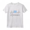 Micronesia Heartbeat ECG Pride Bandiera Micronesiana Roots Regali Maglietta - Ideale per Mostrare il Tuo Amore per Micronesia
