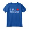 I Really Love Micronesia Maglietta - Stile Minimalista per Mostrare Orgoglio per il Tuo Paese