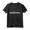 Country Heart Pride - Funny I Love Micronesia Maglietta - Ideale per Regali e Vacanze in Micronesia