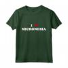 Country Heart Pride - Funny I Love Micronesia Maglietta - Ideale per Regali e Vacanze in Micronesia