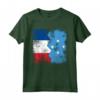 Radici Micronesiane | Mezza Bandiera Francese | Francia Micronesia Maglietta - Design Vintage per Uomini, Donne e Bambini