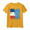 Radici Micronesiane | Mezza Bandiera Francese | Francia Micronesia Maglietta - Design Vintage per Uomini, Donne e Bambini