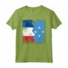 Radici Micronesiane | Mezza Bandiera Francese | Francia Micronesia Maglietta - Design Vintage per Uomini, Donne e Bambini
