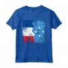 Radici Micronesiane | Mezza Bandiera Francese | Francia Micronesia Maglietta - Design Vintage per Uomini, Donne e Bambini