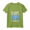 Donna Micronesia Flag Souvenir - T-shirt con Collo a V e Slogan 'Se perso mandami in Micronesia' - Ideale per gli Amanti della Micronesia