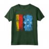 Radici della Micronesia - Metà Bandiera Tedesca - Germania Micronesia Maglietta - Abbigliamento Bandiera Micronesia