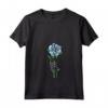 Donna Micronesia Rose Skeleton Pride Bandiera Micronesiana Roots Regali Maglietta con Collo a V - Ideale per mostrare l'orgoglio e l'amore per la cultura Micronesia