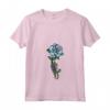 Donna Micronesia Rose Skeleton Pride Bandiera Micronesiana Roots Regali Maglietta con Collo a V - Ideale per mostrare l'orgoglio e l'amore per la cultura Micronesia