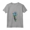 Donna Micronesia Rose Skeleton Pride Bandiera Micronesiana Roots Regali Maglietta con Collo a V - Ideale per mostrare l'orgoglio e l'amore per la cultura Micronesia