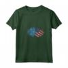 Donna Micronesia Bandiera Americana Cuore Donne | Micronesia Roots USA Maglietta con Collo a V - Orgoglio Micronesia e Patriotismo Americano
