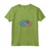 Donna Micronesia Bandiera Americana Cuore Donne | Micronesia Roots USA Maglietta con Collo a V - Orgoglio Micronesia e Patriotismo Americano