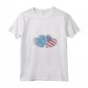 Donna Micronesia Bandiera Americana Cuore Donne | Micronesia Roots USA Maglietta con Collo a V - Orgoglio Micronesia e Patriotismo Americano