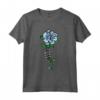 Micronesia Rose Skeleton Pride Bandiera Micronesiana Roots Regali Maglietta - Ideale per Mostrare il Tuo Orgoglio Micronesia e Come Regalo Unico per Chi Ama la Cultura Locale